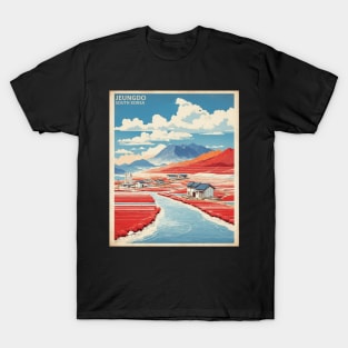 Jeungdo Salt Farm South Korea Travel Tourism Retro Vintage T-Shirt